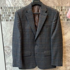 Lauren Ralph Lauren Sport Coat 38R black plaid